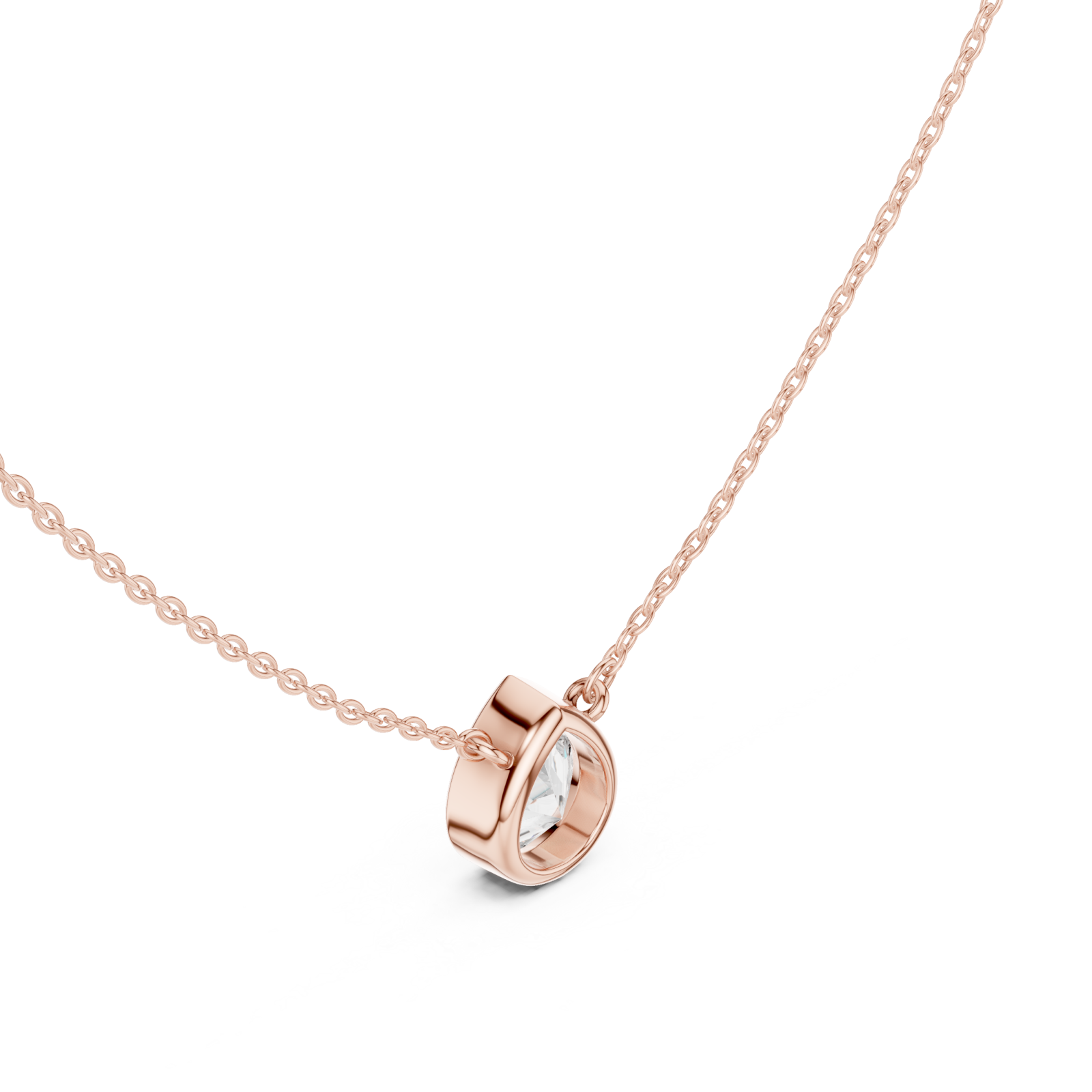  Rose Gold Eternal Embrace Pendant Right View