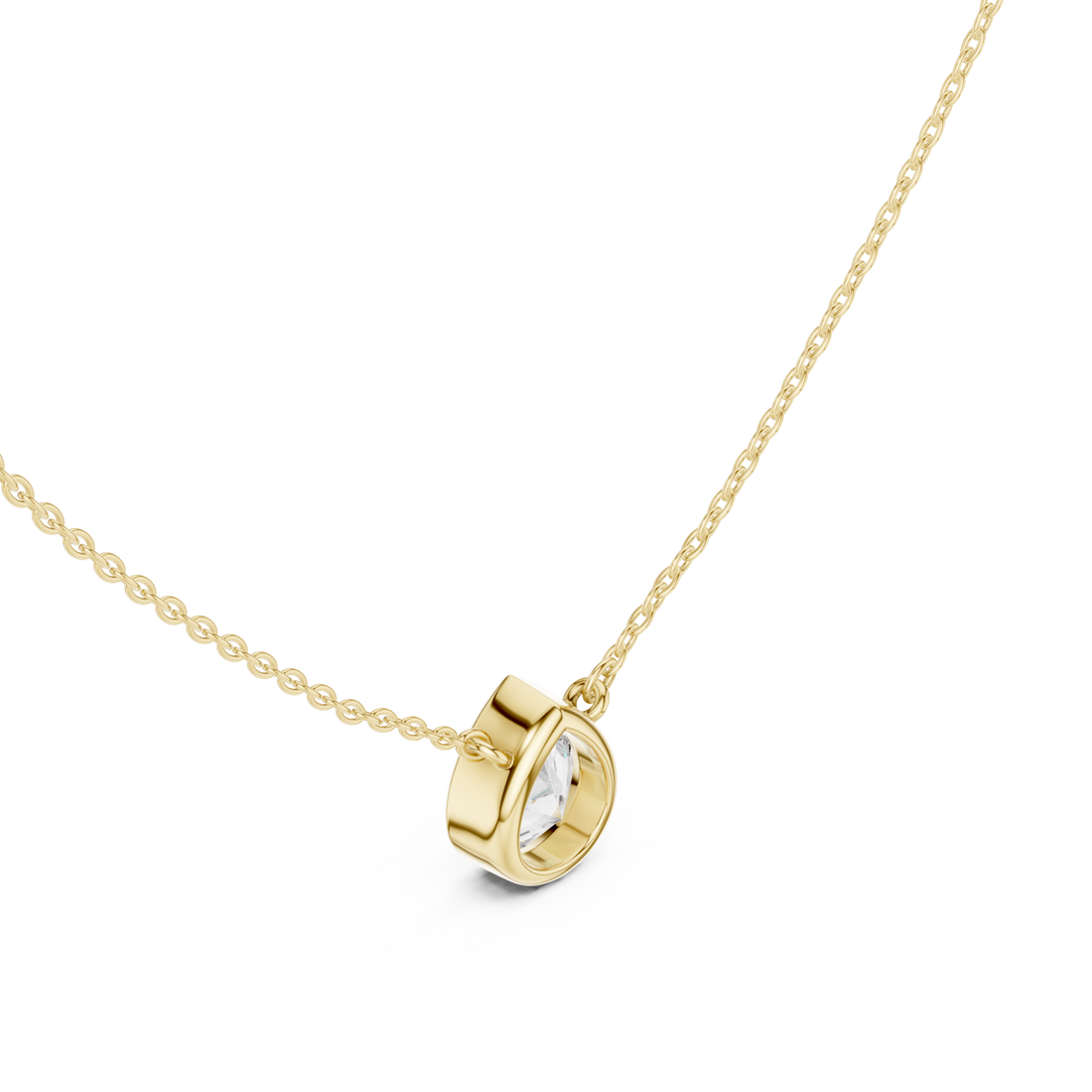 Gold Eternal Embrace Pendant Right View