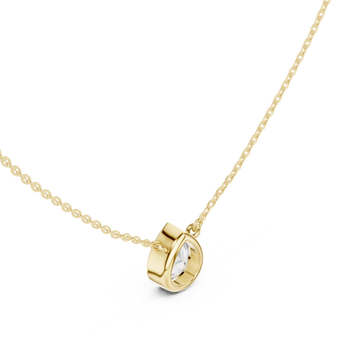 Gold Eternal Embrace Pendant Right View