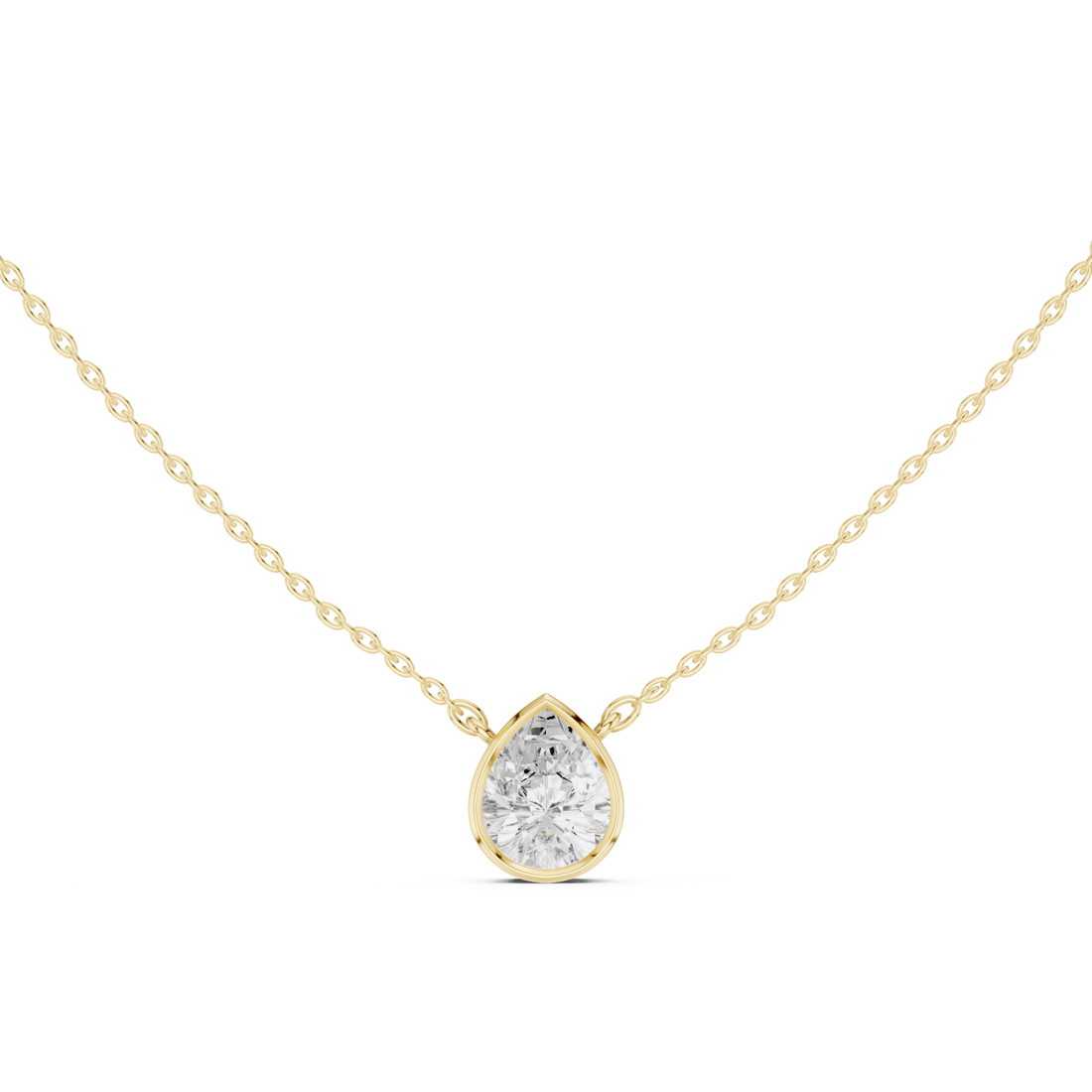 Gold Eternal Embrace Pendant Right View