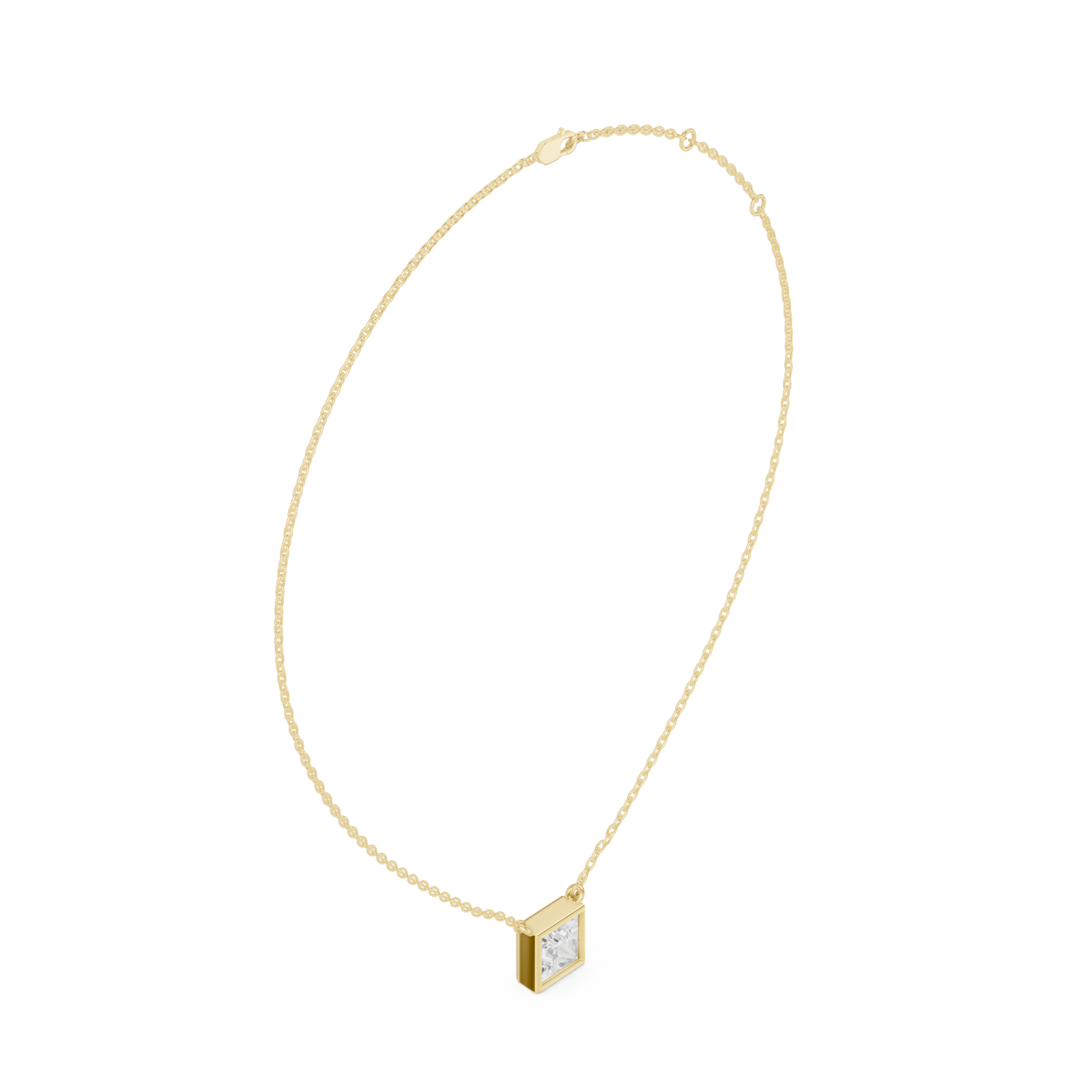  Gold Evening Sable Geometric Pendant Left View
