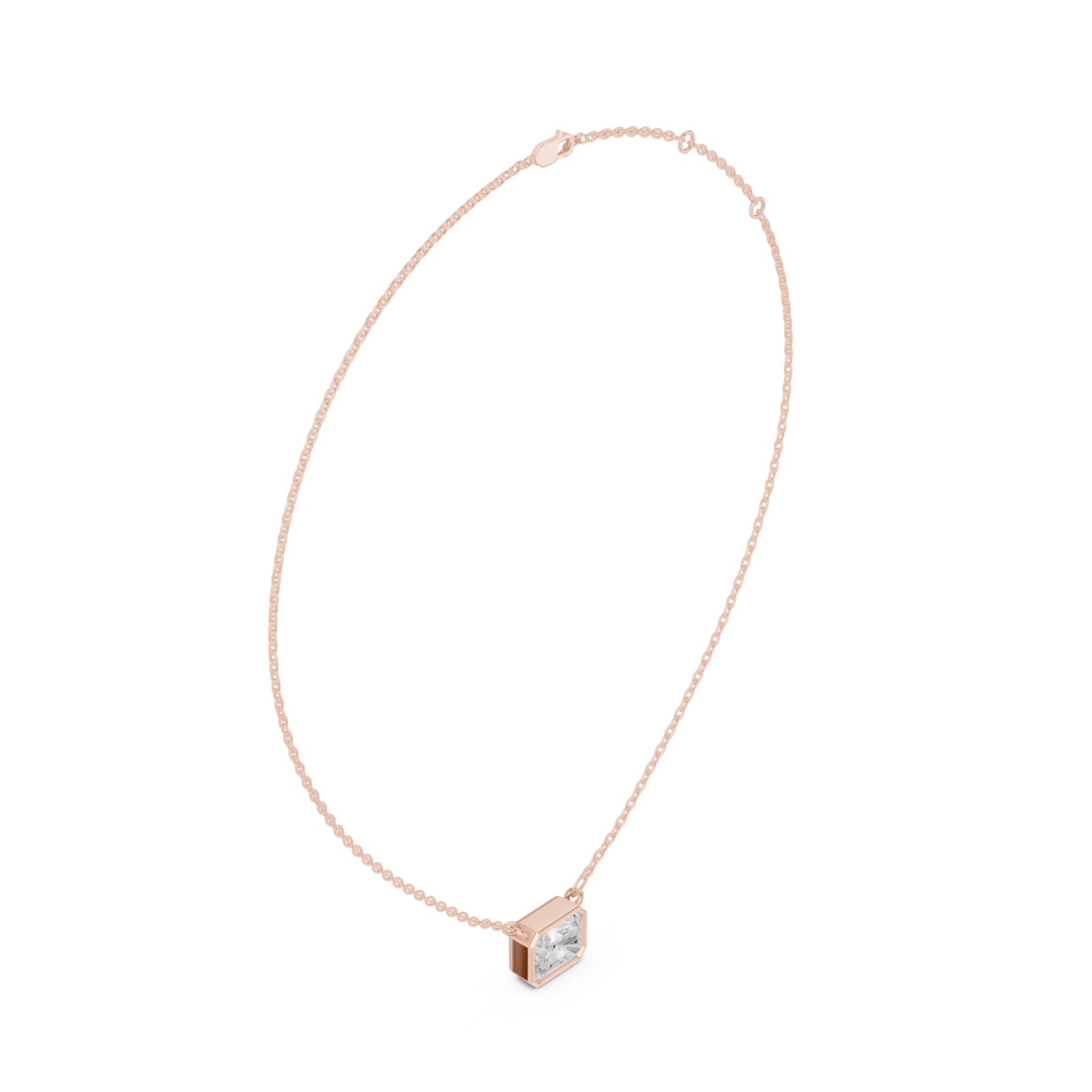  Rose Gold Celestial Echo Pendant Left View