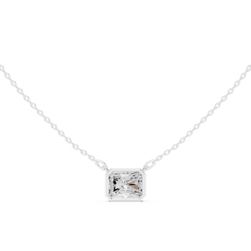  White Gold Celestial Echo Pendant Front View