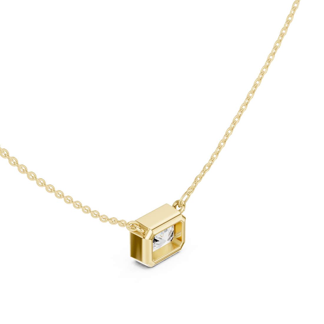 Gold Celestial Echo Pendant Right View