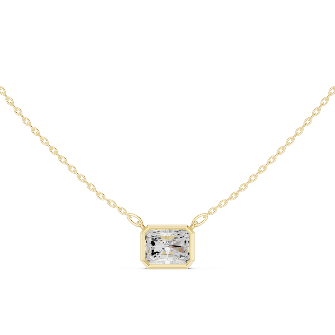 Gold Celestial Echo Pendant Right View