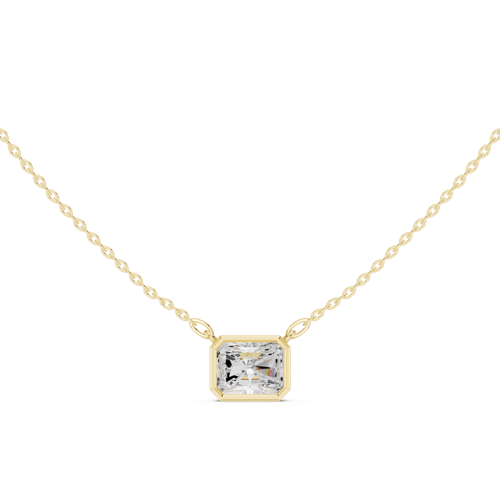  Gold Celestial Echo Pendant Front View