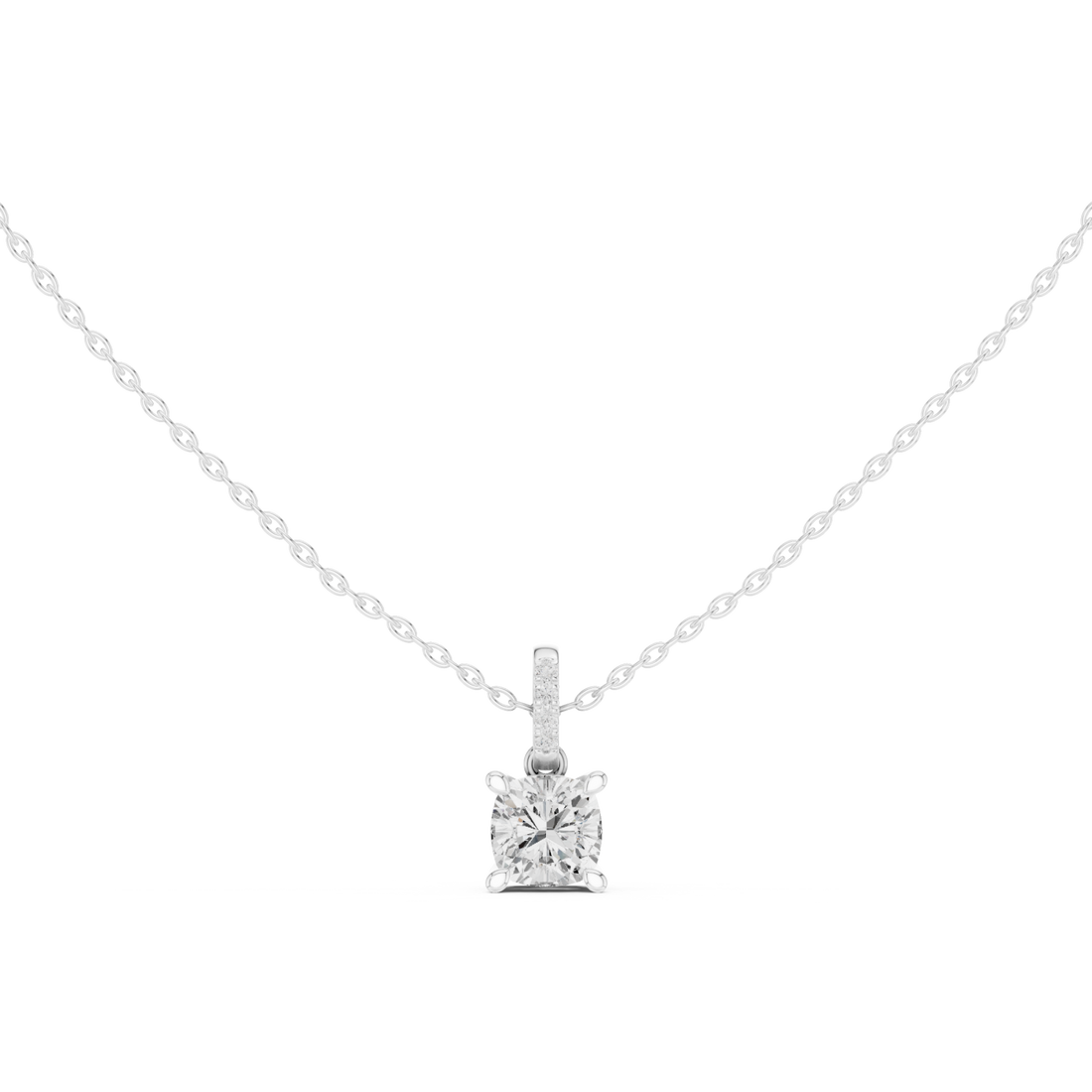  White Gold Celestial Harmony Link Pendant Right View