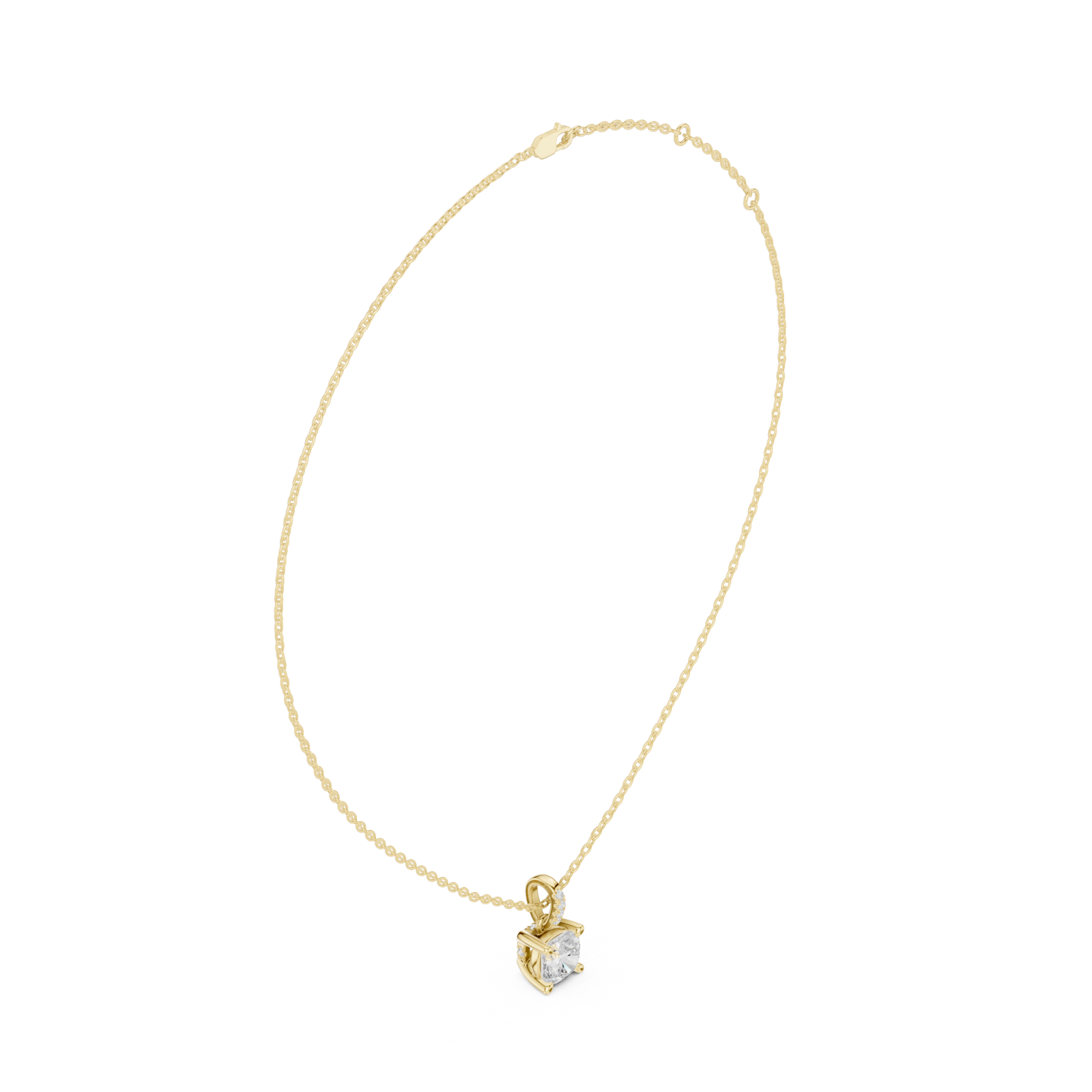 Gold Celestial Harmony Link Pendant Left View