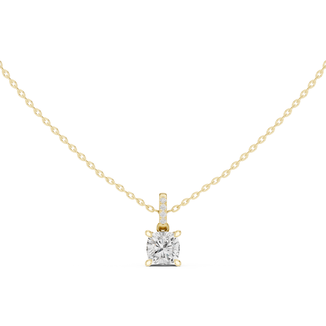 Gold Celestial Harmony Link Pendant Right View