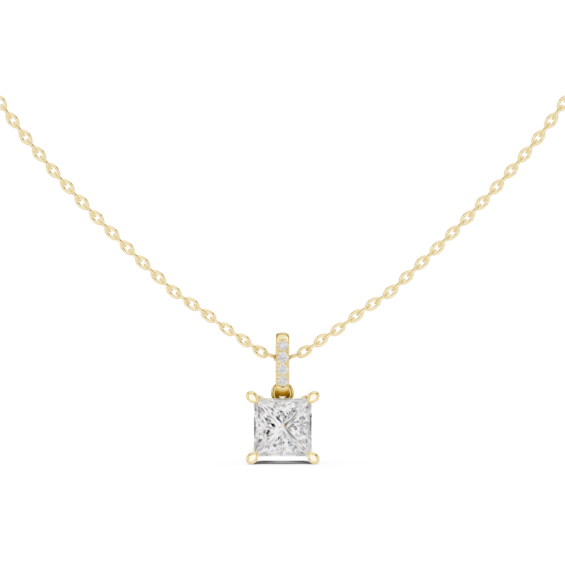 Gold Celestial Duality Zodiac Pendant Right View