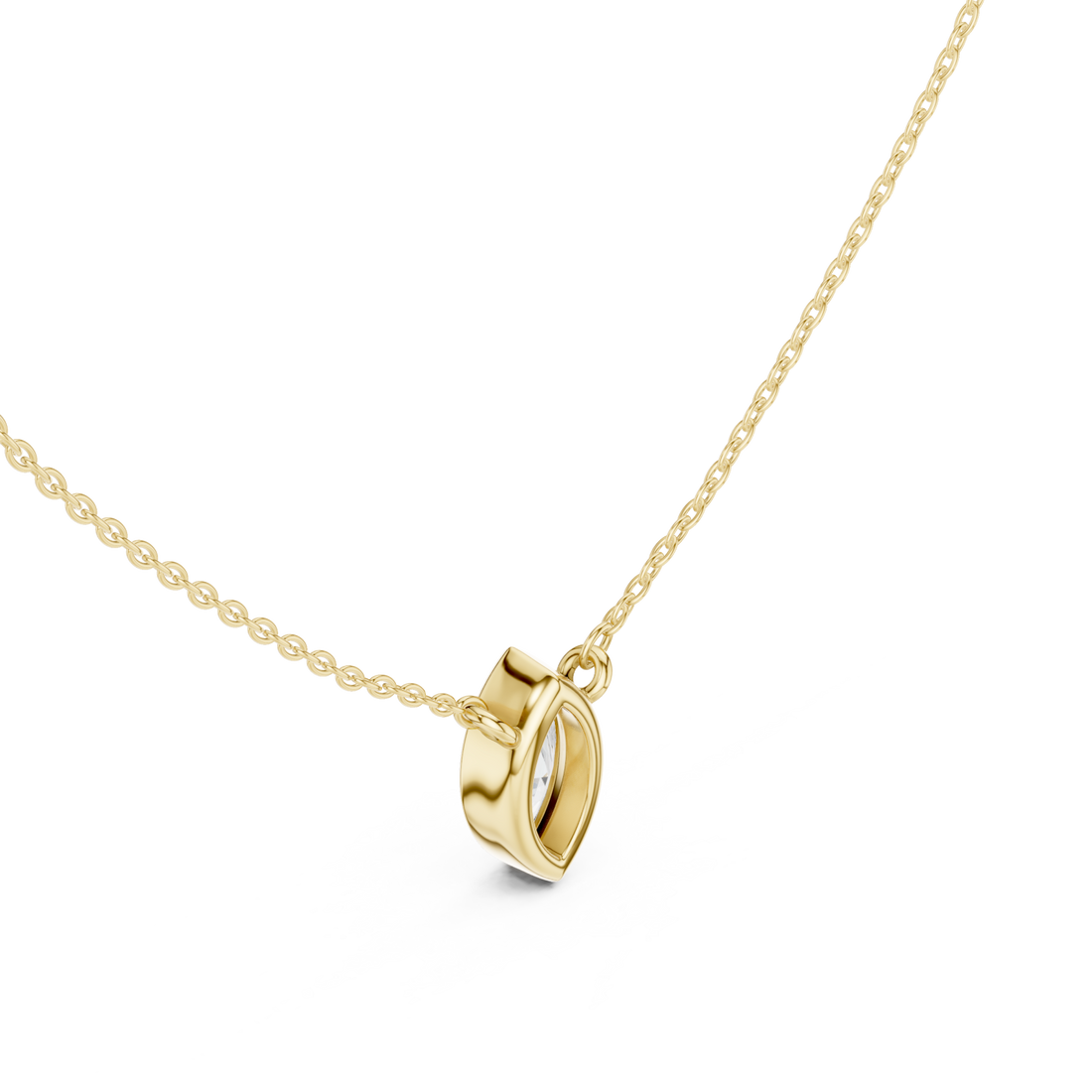 Gold Eternal Gaze Pendant Right View