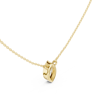 Gold Eternal Gaze Pendant Right View
