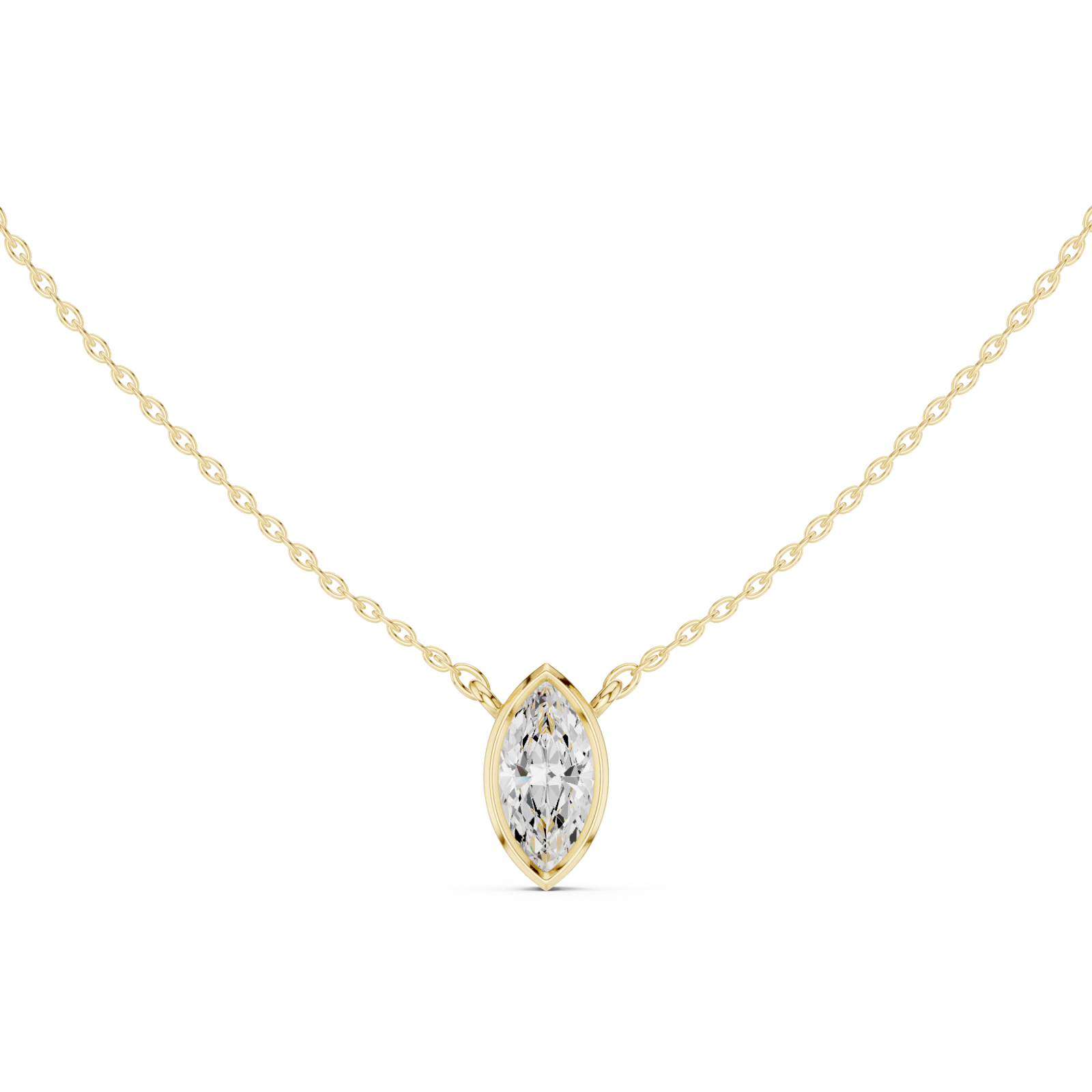  Gold Eternal Gaze Pendant Front View