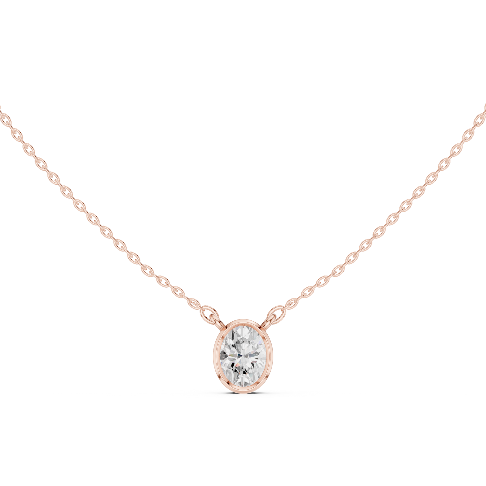  Rose Gold Pure Harmony Pendant Front View