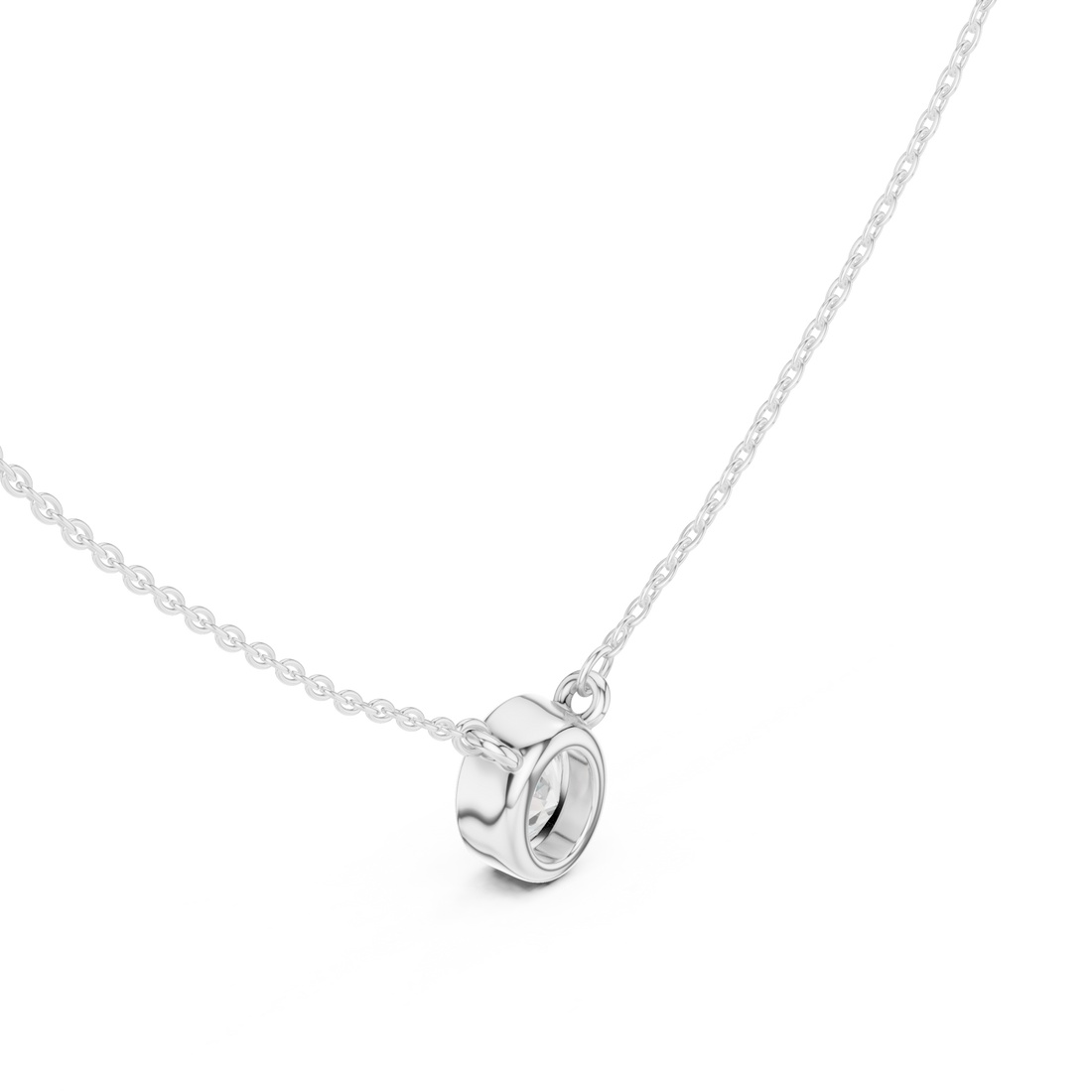  White Gold Pure Harmony Pendant Right View