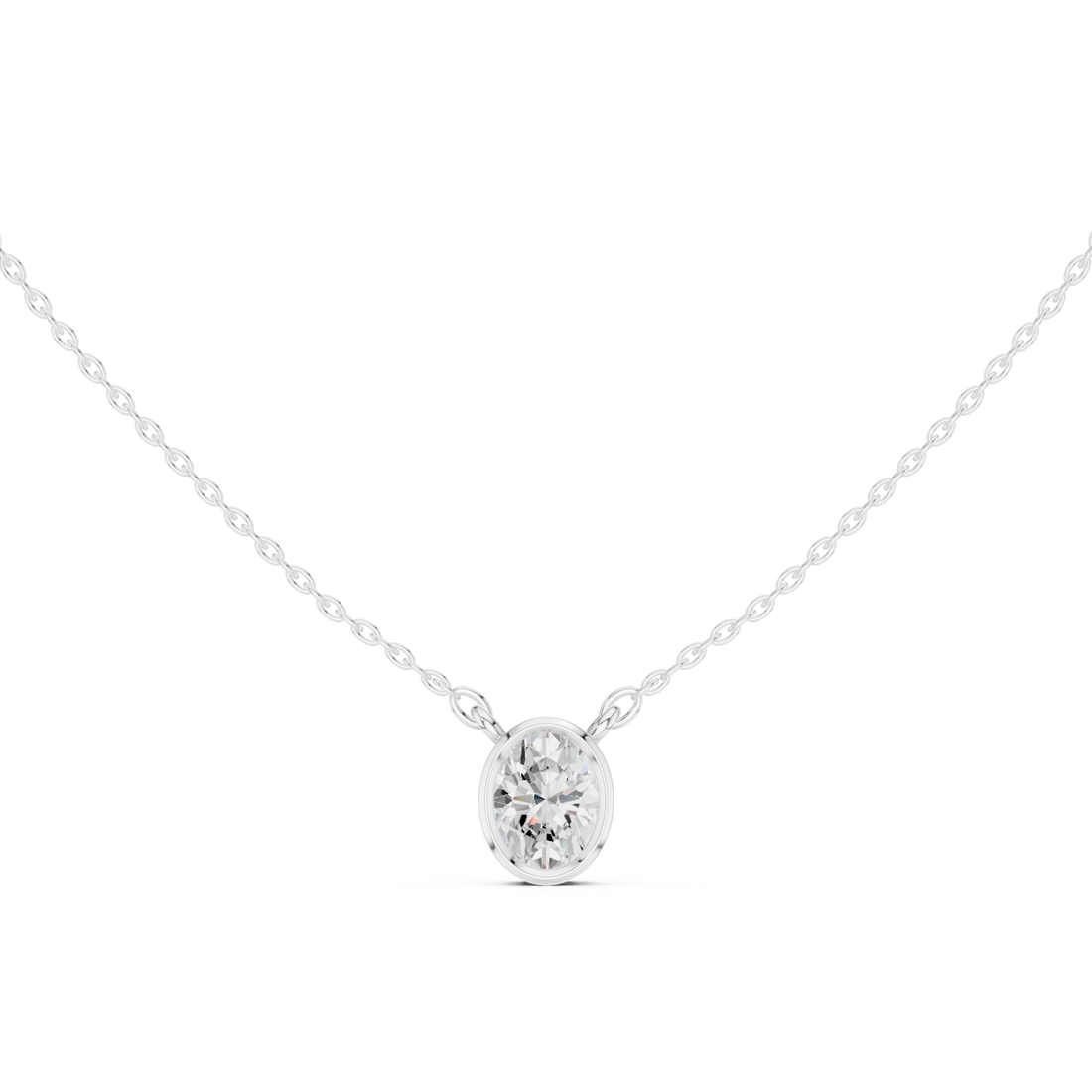  White Gold Pure Harmony Pendant Right View