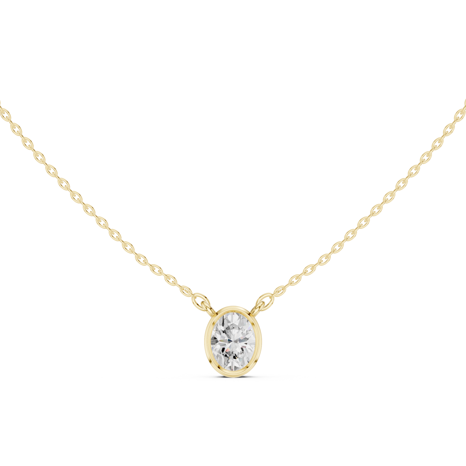  Gold Pure Harmony Pendant Front View