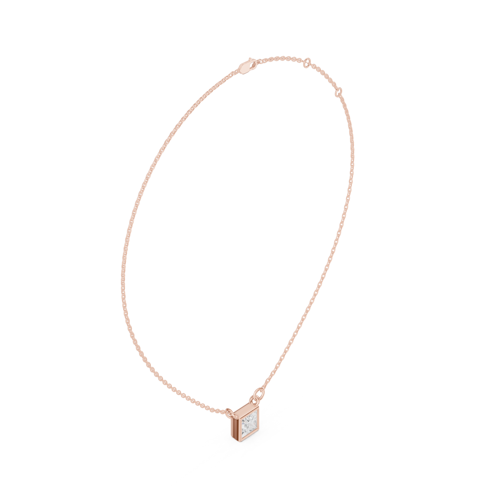  Rose Gold Eternal Muse Pendant Left View