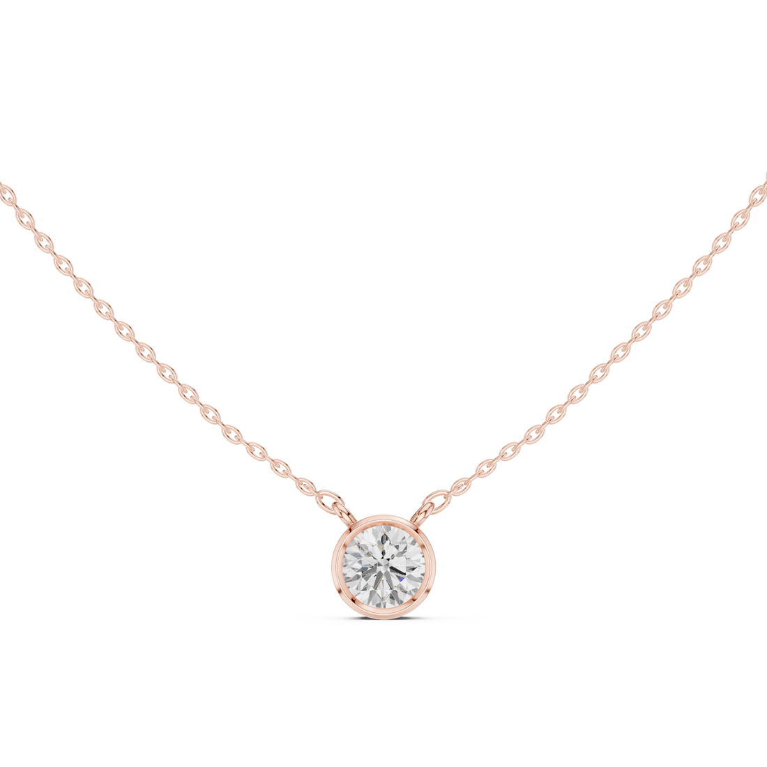  Rose Gold Classic Orb Pendant Right View