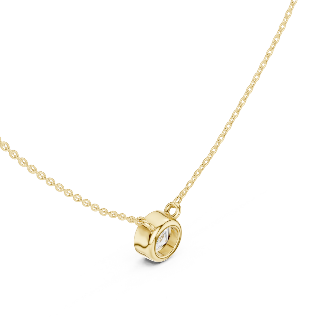 Gold Classic Orb Pendant Right View