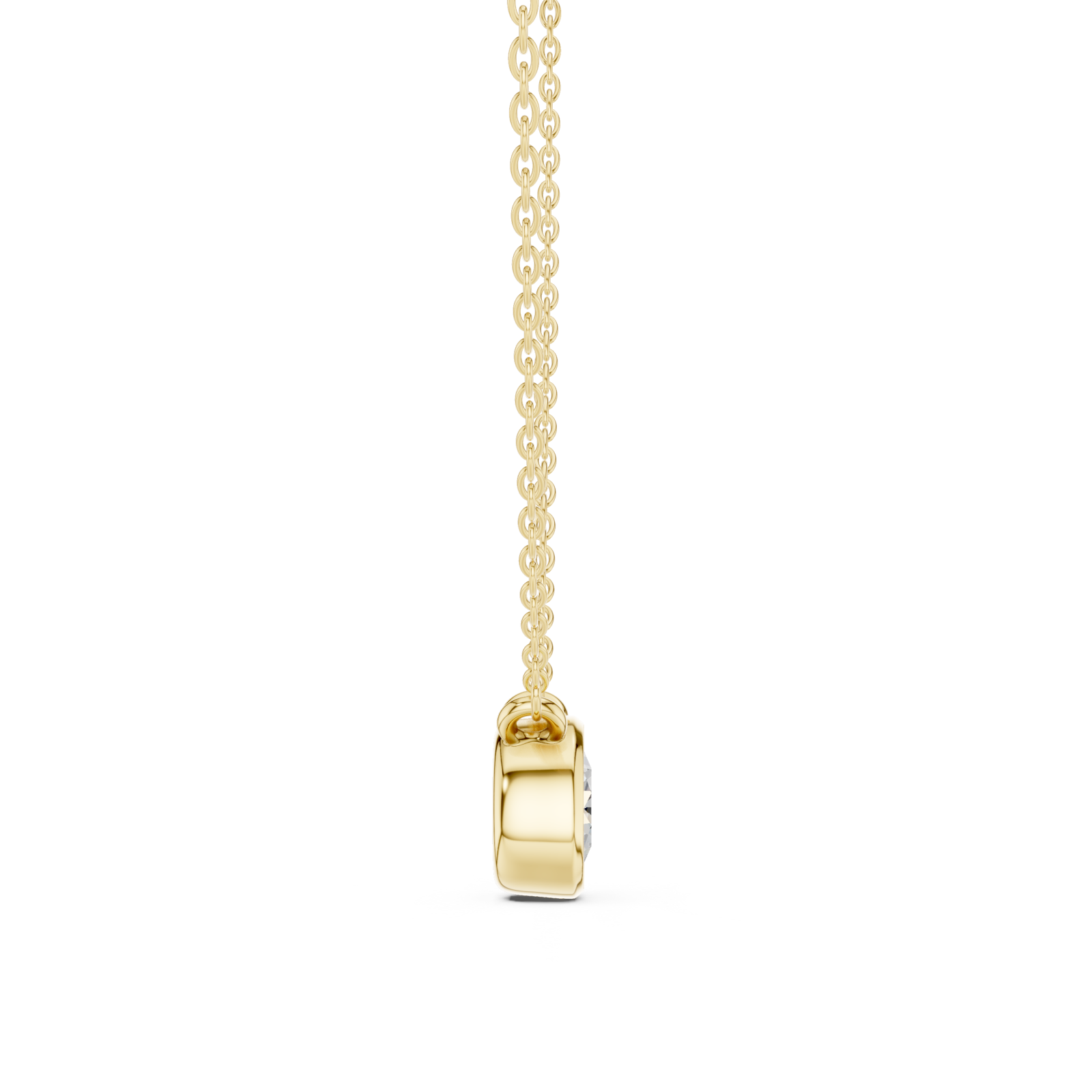  Gold Classic Orb Pendant Side View