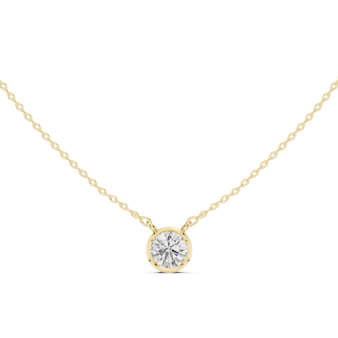 Gold Classic Orb Pendant Right View