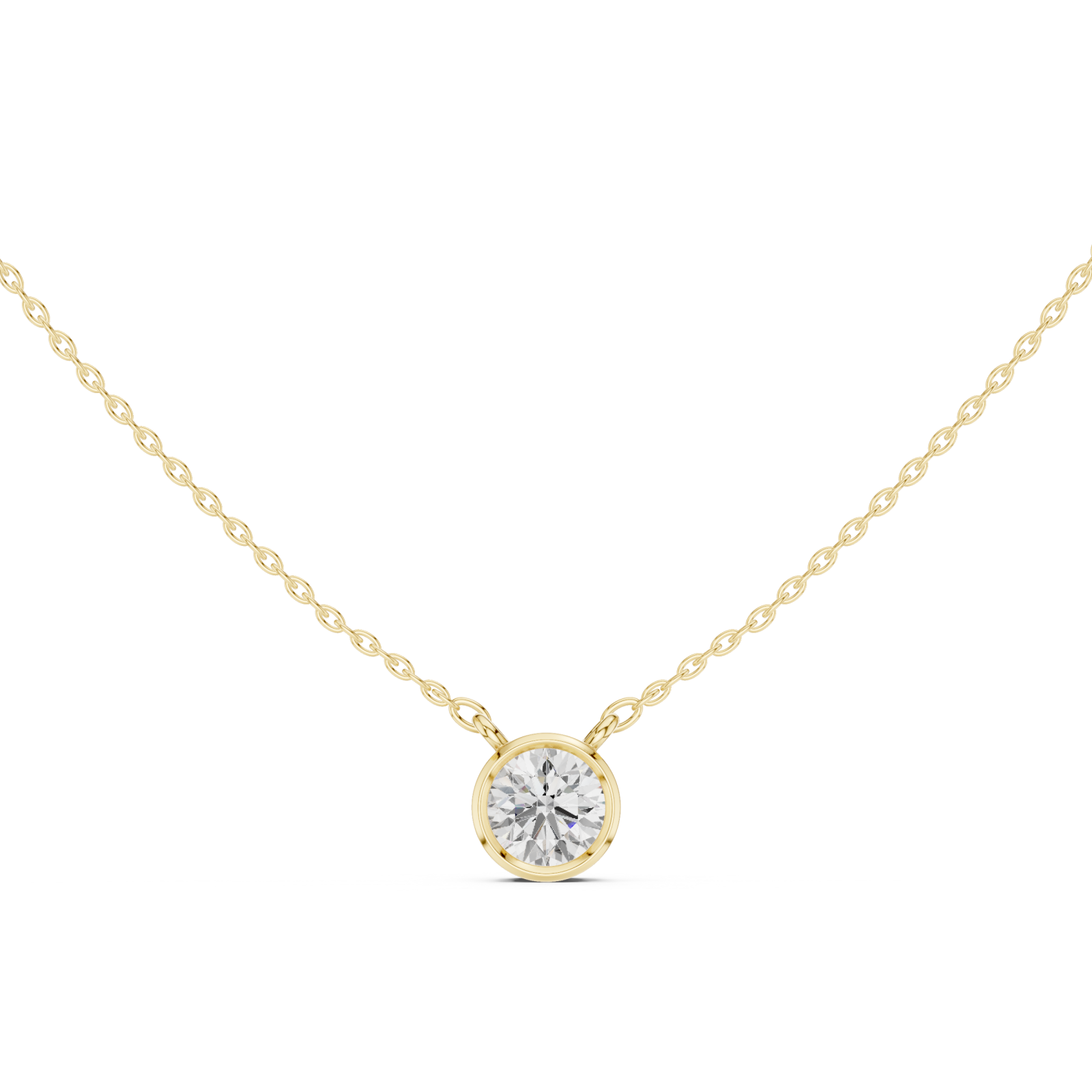  Gold Classic Orb Pendant Front View