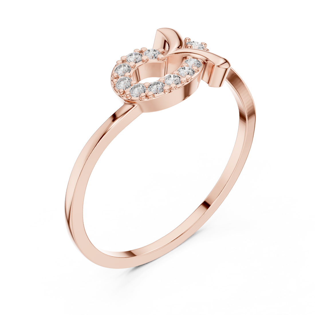 Rose Gold Opaline Embrace Ring Right View
