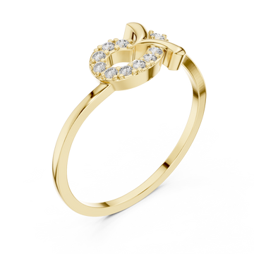 Gold Opaline Embrace Ring Right View