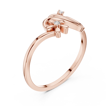  Rose Gold Floret Embrace Ring Right View