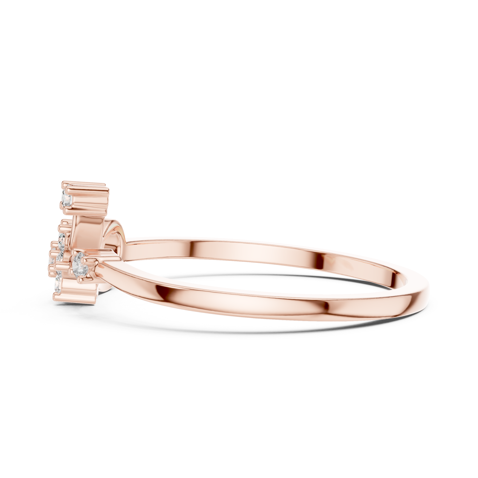  Rose Gold Twilight Reverie Ring Side View