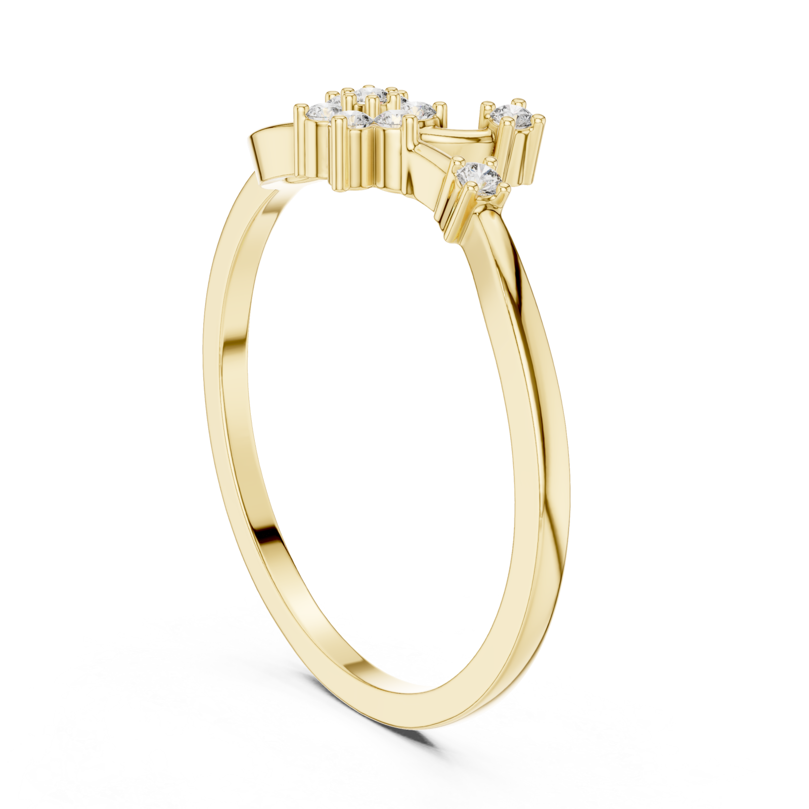  Gold Twilight Reverie Ring Left View