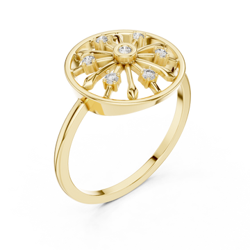 Gold Radiance Aura Ring Right View