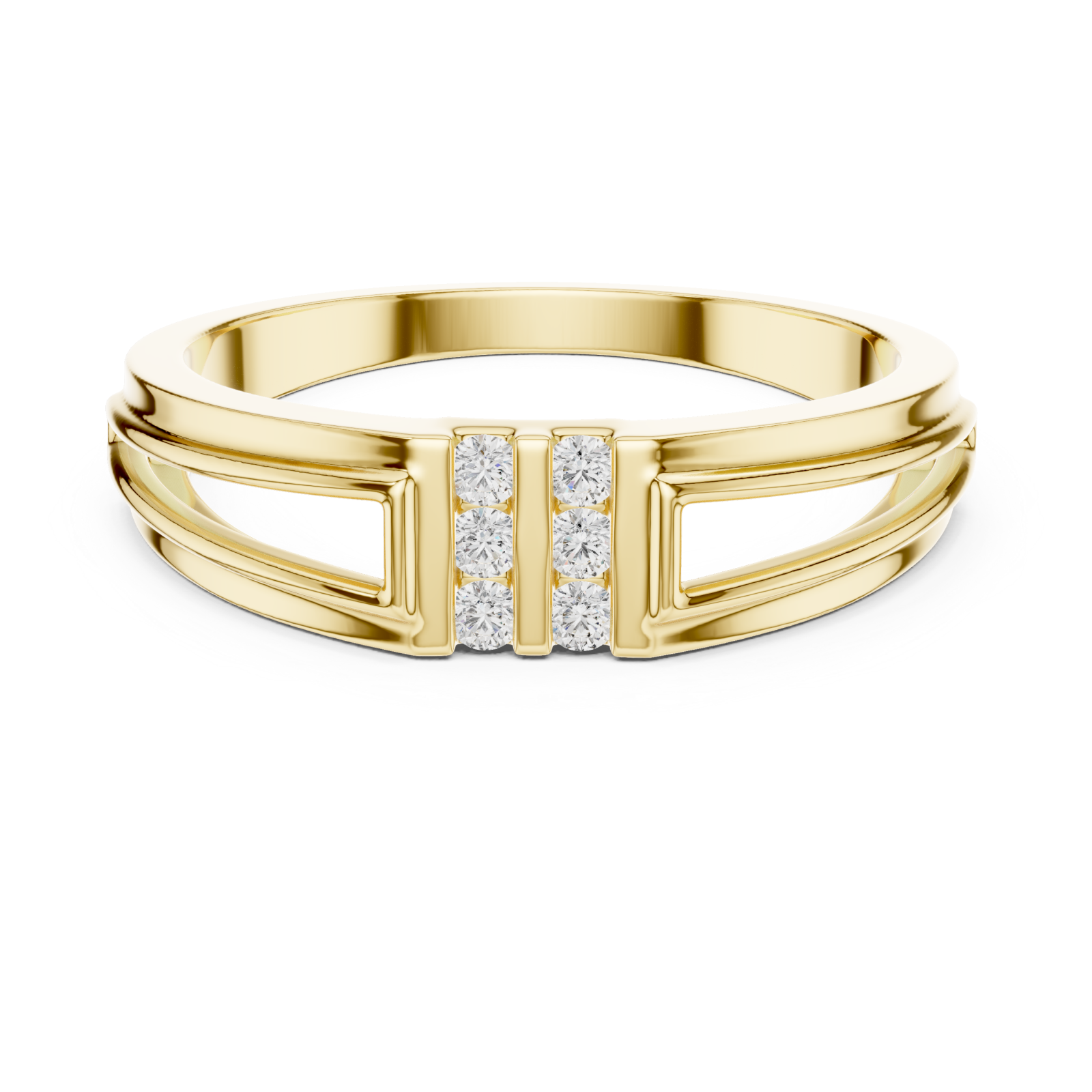  Gold Regal Elevate Ring Front View