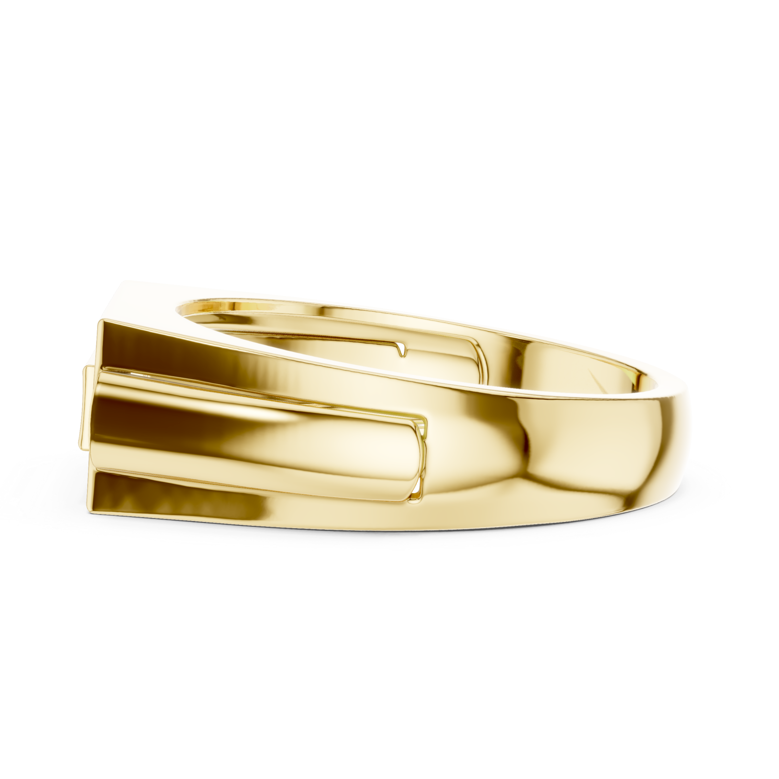  Gold Regal Frame Ring Side View