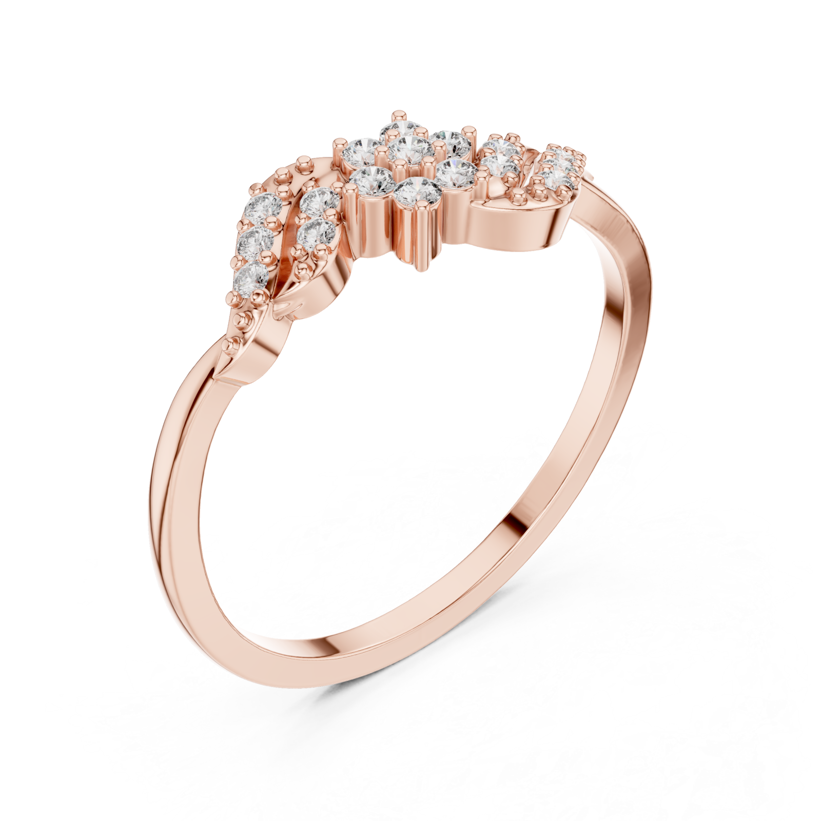  Rose Gold Twilight Crest Ring Right View