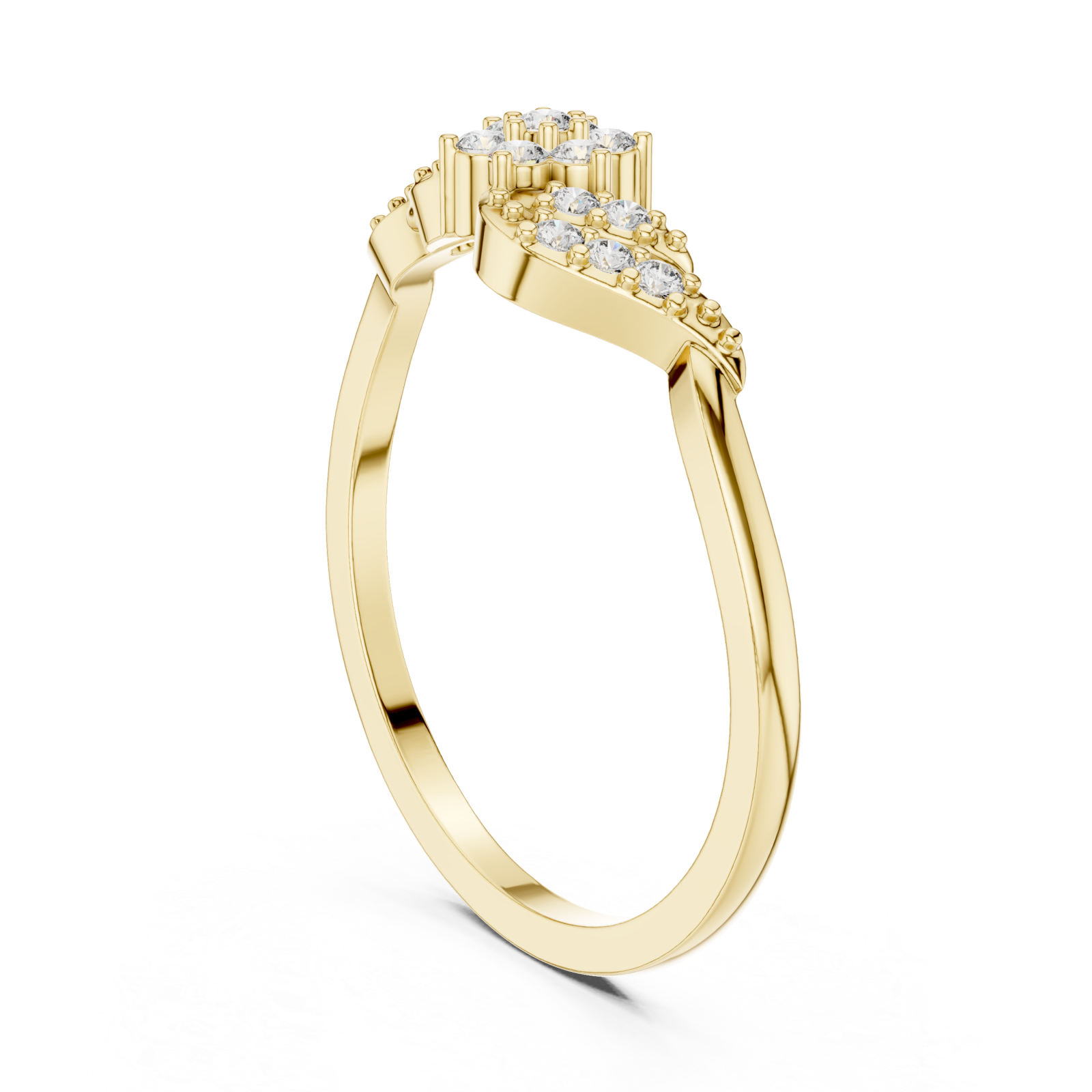  Gold Twilight Crest Ring Left View