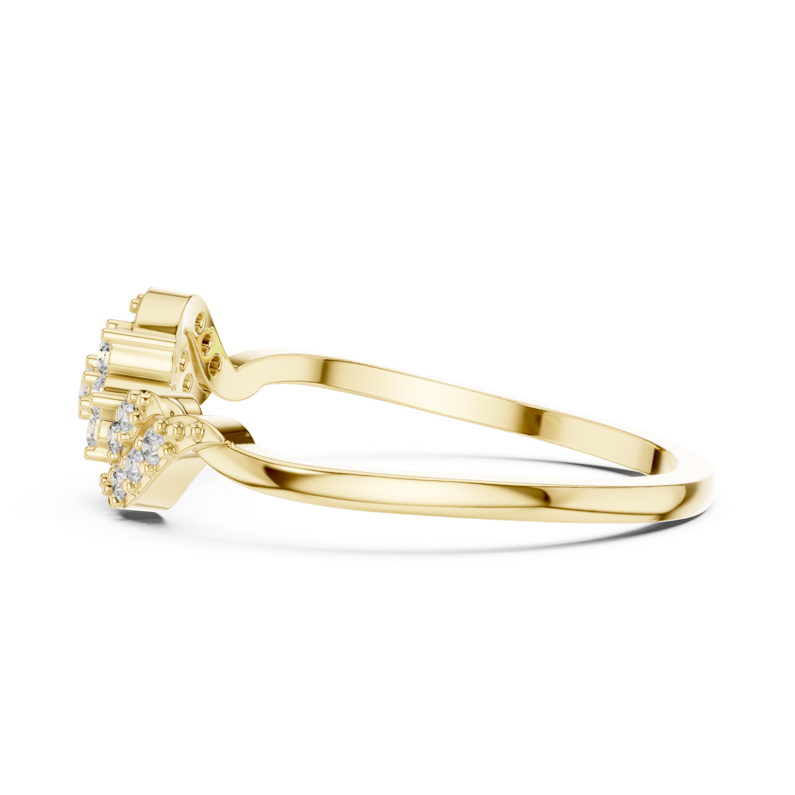  Gold Twilight Crest Ring Side View