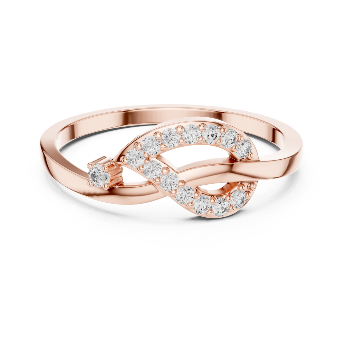  Rose Gold Twilight Grace Ring Right View