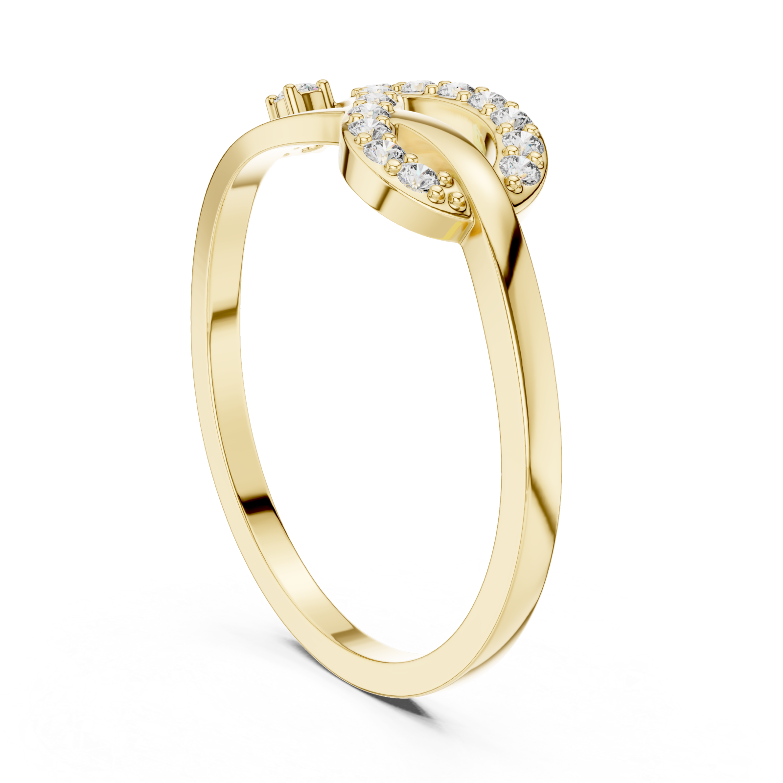  Gold Twilight Grace Ring Left View