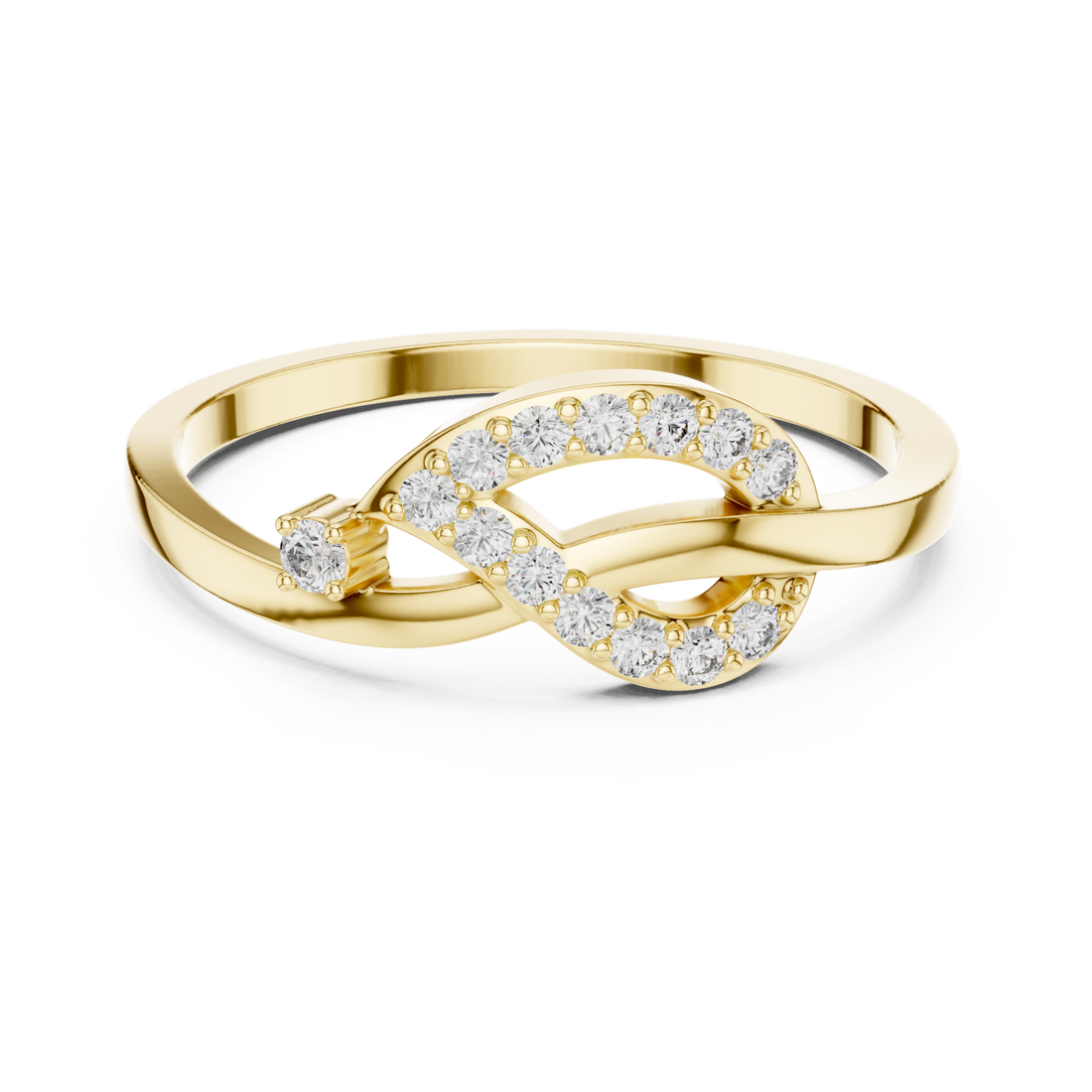 Gold Twilight Grace Ring Right View