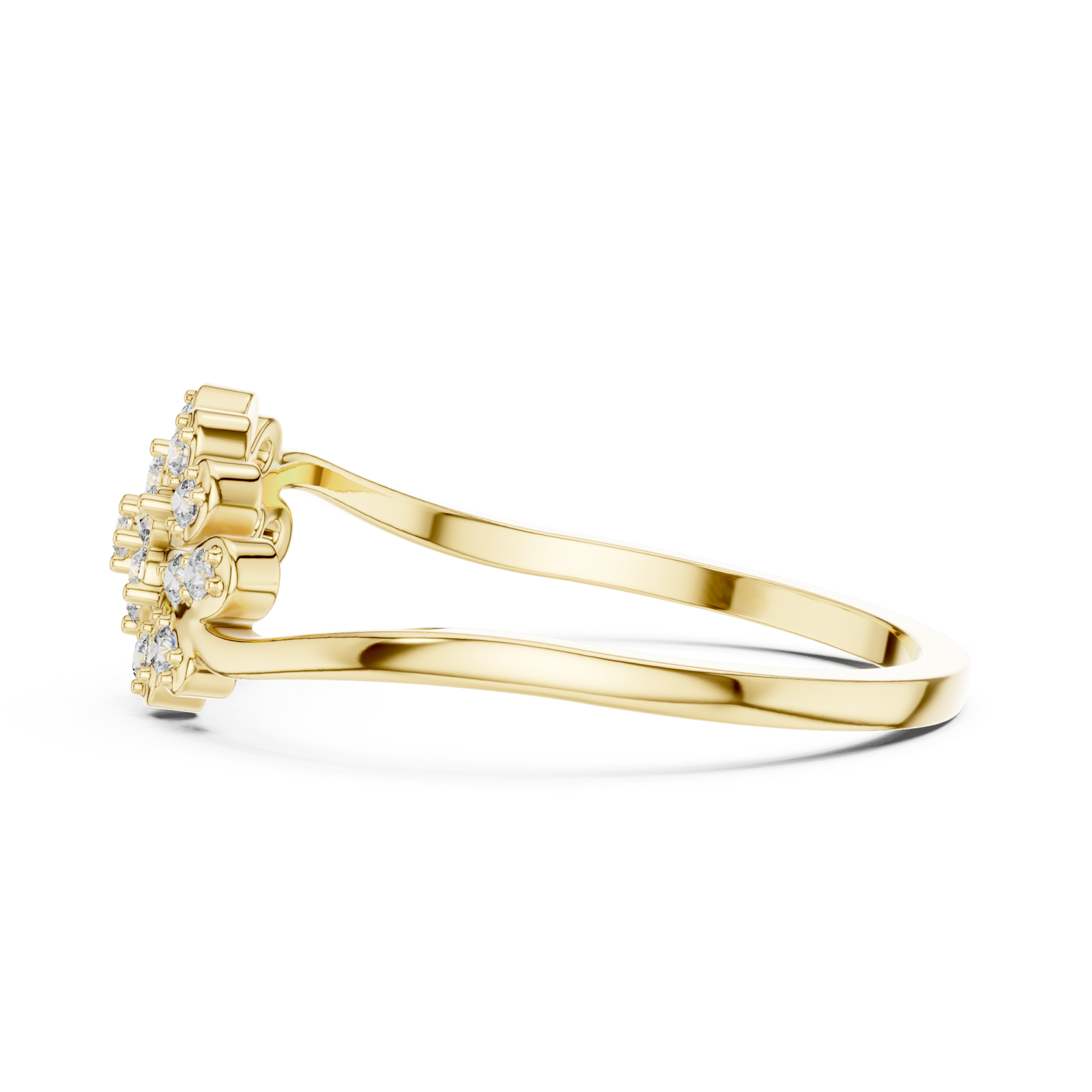  Gold Petal Dream Ring Side View