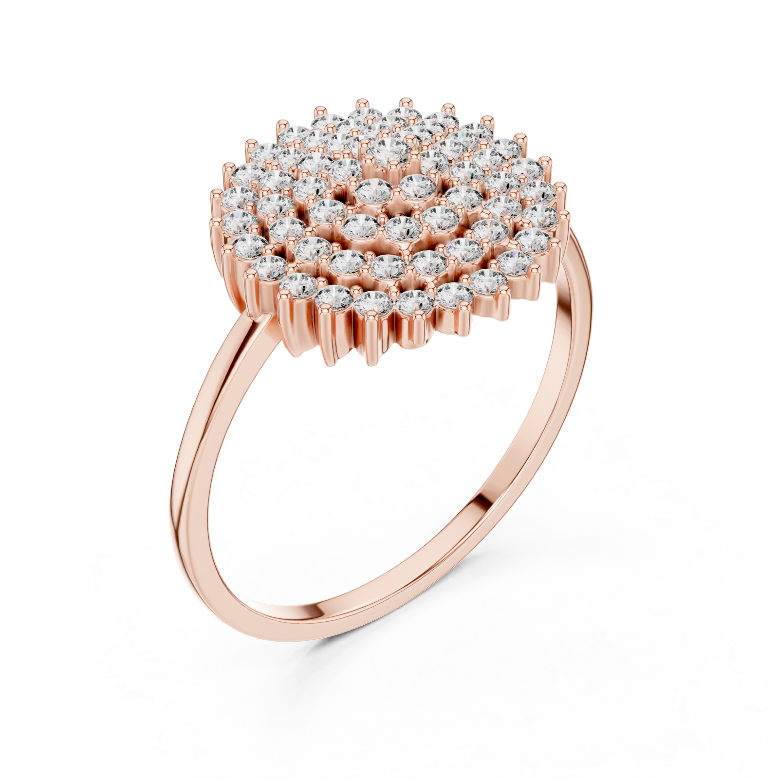  Rose Gold Opaline Radiance Ring Right View