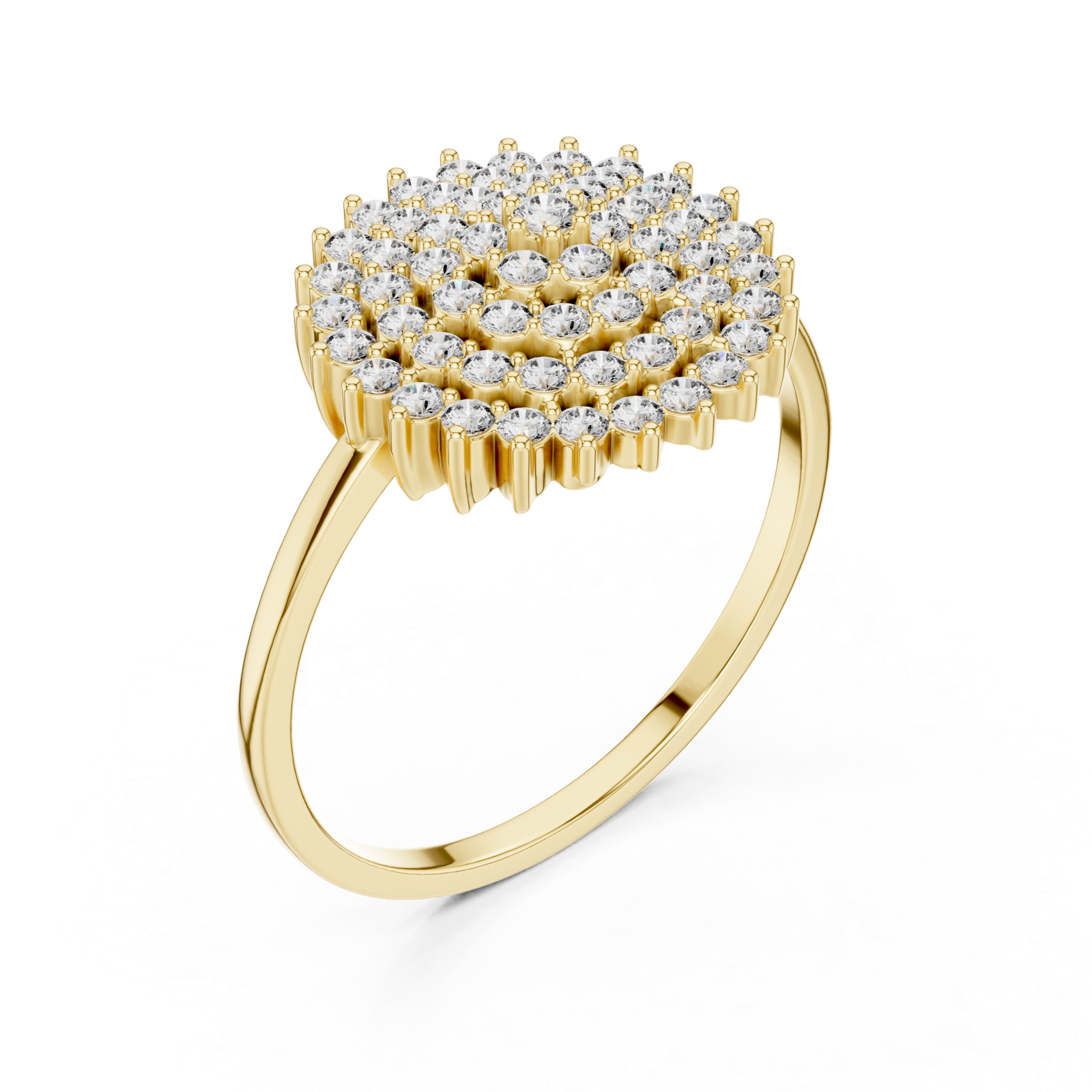 Gold Opaline Radiance Ring Right View