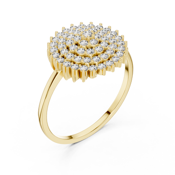 Gold Opaline Radiance Ring Right View