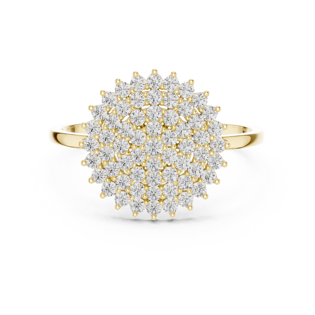 Gold Opaline Radiance Ring Right View