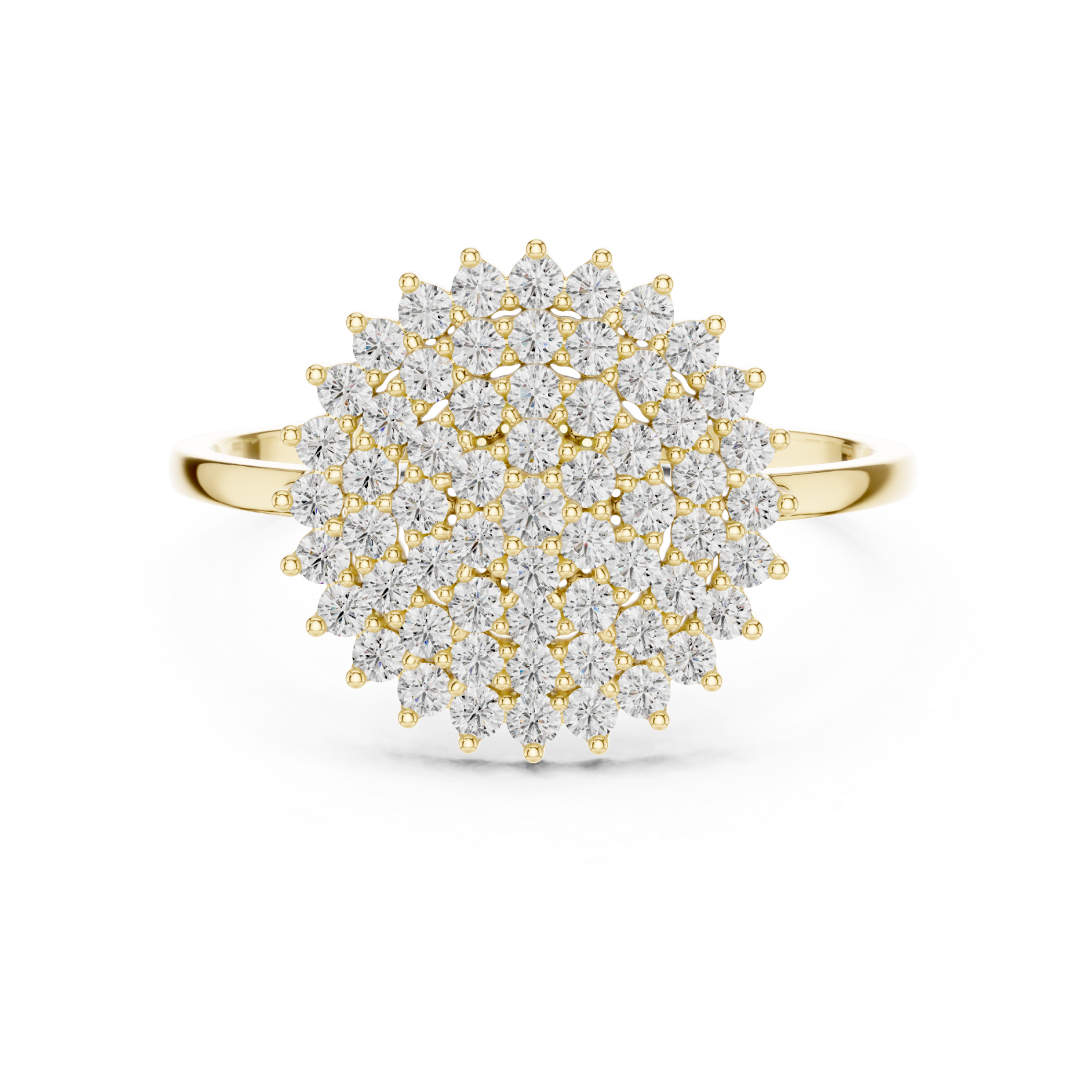  Gold Opaline Radiance Ring Front View
