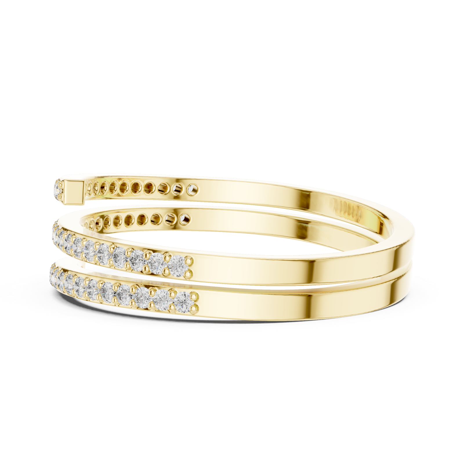  Gold Twilight Glide Ring Side View