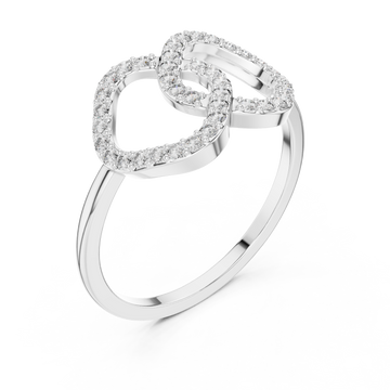  White Gold Eternal Embrace Ring Right View