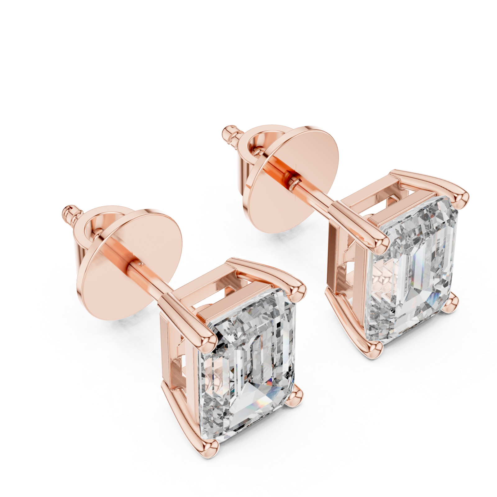  Rose Gold Sophia Grace Stud Earrings Right View